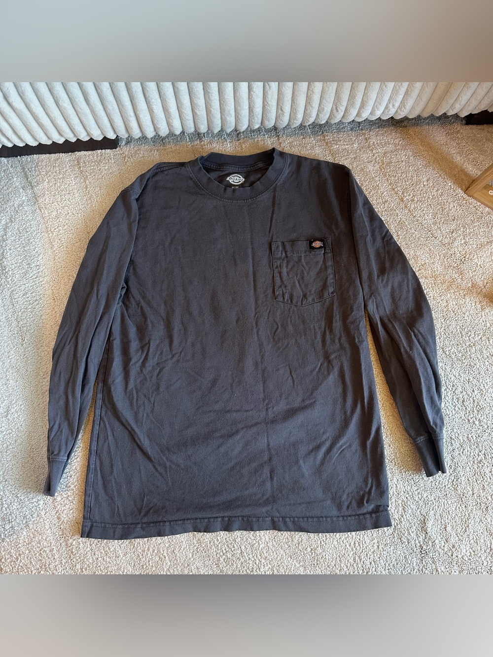 Dickies Men’s Long Sleeve Gray T Shirt
